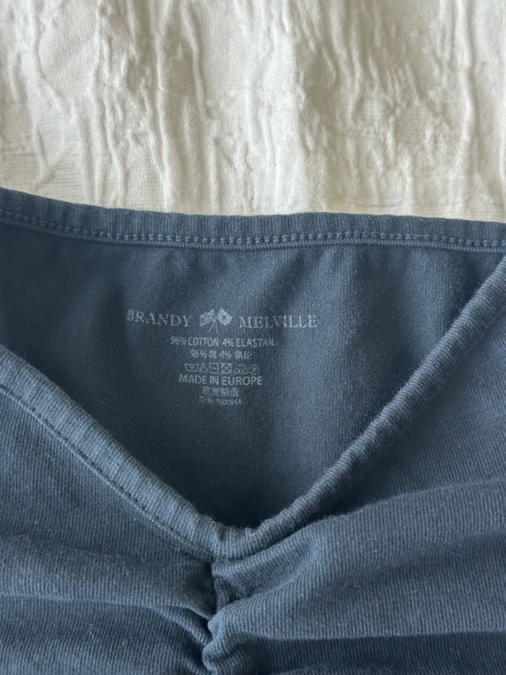 Brandy Melville Navy Tank Top - Picture 2 of 2